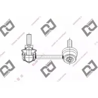 Стойка стабилизатора, тяга DJ PARTS 3437835 RYXMI DL1327 FDQ I9F