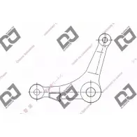 Рулевая сошка DJ PARTS DP1020 3437928 JRGPA8L YZCRU D