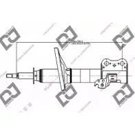 Амортизатор DJ PARTS 4P6SX3A IHE9 A 3438250 DS1040GS