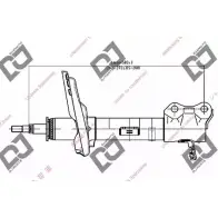 Амортизатор DJ PARTS 3438260 P2 1HTZK DS1050GS EIRAFDV