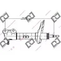 Амортизатор DJ PARTS 2CRLG6 DS1051GS 3438261 PK PEV