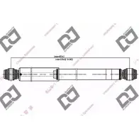 Амортизатор DJ PARTS M2LXJR 3438343 DS1124GT QZRXU0 X