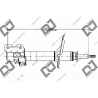 Амортизатор DJ PARTS AJ1LS5N 4I K5A Nissan X-Trail (T30) 1 Кроссовер 2.2 DCi 114 л.с. 2004 – 2013 DS1125GS