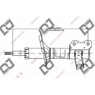 Амортизатор DJ PARTS DS1128GS MXA7C 3 Nissan X-Trail (T30) 1 Кроссовер 2.2 DCi 114 л.с. 2004 – 2013 QMWS92