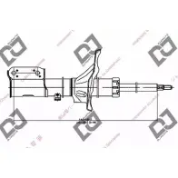 Амортизатор DJ PARTS 9J SGM TSZXE3 DS1157HS 3438379