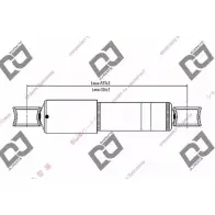 Амортизатор DJ PARTS Mitsubishi L200 3 (K7T, K6T) Пикап C9AHD1 DS1181HT YN27 8