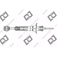 Амортизатор DJ PARTS 3438417 DS1188HT 922P8SR EFEC8 W