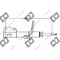 Амортизатор DJ PARTS O4QRB DS1225GS Fiat Marea (185) 1 Универсал 2.4 JTD 130 130 л.с. 1999 – 2002 B M7JP4