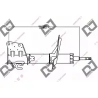 Амортизатор DJ PARTS FKYQDC DS1228GS Fiat Palio (178) 1 Хэтчбек 1.0 61 л.с. 1996 – 2003 U8L AQ2