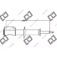 Амортизатор DJ PARTS F0G2S H YWDP1S DS1234HS 3438472