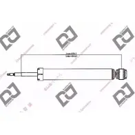Амортизатор DJ PARTS DS1235GT IOAVE Ford Focus 1 Хэтчбек 1.8 16V 115 л.с. 1998 – 2004 PGKE R50