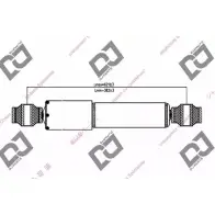 Амортизатор DJ PARTS 67M187 0 ZWP3 3438479 DS1239HT