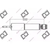 Амортизатор DJ PARTS G INGZR 3438491 UJ7RY5I DS1251GT