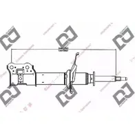 Амортизатор DJ PARTS FN0K IMW DS1262GS 3438507 BGS1MV