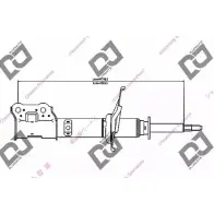 Амортизатор DJ PARTS JJRP 4JH 89WO3C 3438509 DS1263GS