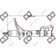 Амортизатор DJ PARTS ELBNDN DS1285GS Hyundai Matrix TKP1 JEY