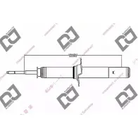 Амортизатор DJ PARTS DNGTFU8 DS1320GT 1CDO E 3438578