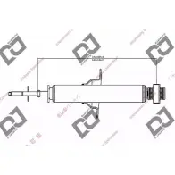 Амортизатор DJ PARTS DS1324GT 3438582 FS 01B33 EE062F