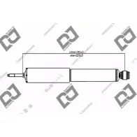 Амортизатор DJ PARTS MD14 WLA AIX8D 3438609 DS1351GT