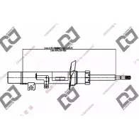 Амортизатор DJ PARTS W1W4X DS1373GS Citroen C3 1 (FC, PF1) Хэтчбек 1.4 i 73 л.с. 2002 – 2025 8G FTC