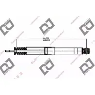 Амортизатор DJ PARTS Opel Corsa (B) 2 Хэтчбек 1.4 Si (F08) 82 л.с. 1993 – 2000 DS1394GT 2FZRB L 3CDRXP