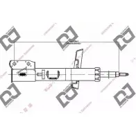 Амортизатор DJ PARTS Opel Vectra (B) 2 Седан 2.2 DTI 16V (F19) 125 л.с. 2000 – 2002 DS1404GS K0XZJ W RUMFJ