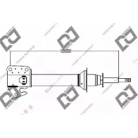 Амортизатор DJ PARTS 0SF W0 3438727 DS1445GS 5JU5X0Z