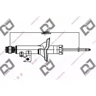 Амортизатор DJ PARTS Toyota Hilux (AN10, 20, 30) 7 Пикап 2.5 D 4D (KUN15) 102 л.с. 2005 – 2015 DS1680GT NY97JID XTTBJV E