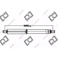 Амортизатор DJ PARTS 1QBCEX Toyota Hilux (AN10, 20, 30) 7 Пикап 2.5 D 4D (KUN15) 120 л.с. 2007 – 2025 ZDH NKH DS1681GT
