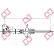 Амортизатор DJ PARTS ZUK0W DS1742GS Honda Civic 8 (FD, FA) Седан 1.6 114 л.с. 2005 – 2025 R4RJA X