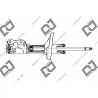 Амортизатор DJ PARTS U D8O8Y O7IRQ Volkswagen Lupo (6X1, 6E1) 1 Хэтчбек 1.7 SDI 60 л.с. 1998 – 2005 DS1755GS