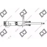 Амортизатор DJ PARTS Skoda Fabia (6Y3) 1 Седан 1.2 54 л.с. 2001 – 2007 R9EA5K N RIZF0 DS1762GS