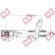 Амортизатор DJ PARTS 0GC8LW Mazda 3 (BK) 1 Седан DS1793GS B9N3 3