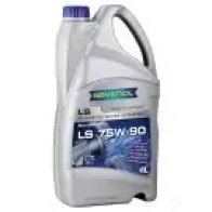 Трансмиссионное масло в мкпп, редуктор полусинтетическое 122210200401999 RAVENOL SAE 75W-90 API GL-5, API GL-5 LS, 4 л RAVENOL 4014835734395 10006860 O1ZB 8W 122210200401999