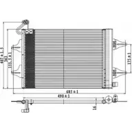 Радиатор кондиционера POWERMAX UXUI9 V4 2EZV7KK 3474328 7110158