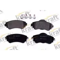 Тормозные колодки, дисковые, комплект KRAFT AUTOMOTIVE EI R2UX 3490078 ZTXCB 6006014