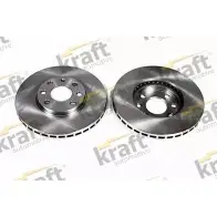 Тормозной диск KRAFT AUTOMOTIVE 6041650 R R1A6 Opel Astra (G) 2 Хэтчбек 2.0 DI (F08. F48) 82 л.с. 1998 – 2005 X11P6AF