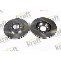 Тормозной диск KRAFT AUTOMOTIVE A9PYDG 6041660 Opel Corsa (C) 3 Хэтчбек 1.7 CDTI (F08. F68) 100 л.с. 2003 – 2009 77U3 L