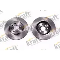 Тормозной диск KRAFT AUTOMOTIVE 6041745 IY M5F7 Opel Meriva (A) 1 Минивэн 1.3 CDTI (E75) 69 л.с. 2005 – 2010 F38ZR