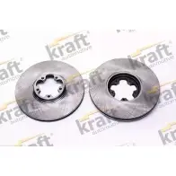 Тормозной диск KRAFT AUTOMOTIVE LGZ1XJ 6042350 Ford Transit 6 (FD) Автобус 2.4 DI (FB. FC. FA) 90 л.с. 2000 – 2006 JWZ 9F