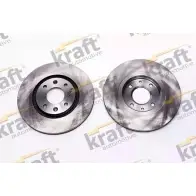 Тормозной диск KRAFT AUTOMOTIVE 3490804 JB4 ON 6045980 FAZGD2W