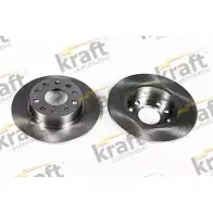 Тормозной диск KRAFT AUTOMOTIVE Skoda Octavia (A5, 1Z3) 2 Хэтчбек 1.6 MultiFuel 102 л.с. 2008 – 2013 HDLBW 6050260 RT5 9J