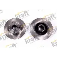 Тормозной диск KRAFT AUTOMOTIVE Renault Modus (FJP0) 1 Хэтчбек 1.6 (JP03. JP0B. JP0U. JP0Y. JP1G) 112 л.с. 2004 – 2025 4 P5D9F TK08GC 6055110