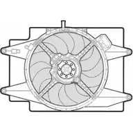 Вентилятор радиатора двигателя CTR 3493537 I XMH56 UWAUY 1209501