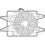 Вентилятор радиатора двигателя CTR B 1TXM 1209549 9FXYUAS 3493561