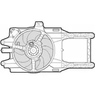 Вентилятор радиатора двигателя CTR BJ5JCT5 7 WP1C 3493589 1209618