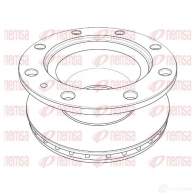 Тормозной диск REMSA 1 202.20 Volkswagen Passat (B7) 5 2010 – 2015 NCA120220 NCA1202.20