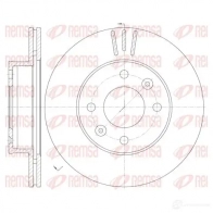 Тормозной диск REMSA BDM7223. 20 DCA699010 6990.10 Kia Picanto