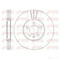 Тормозной диск REMSA Volkswagen Golf 3 (1H5) Универсал 2.9 VR6 Syncro 190 л.с. 1994 – 1999 6493.10 BDM6 591.20 DCA649310