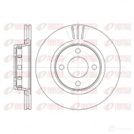 Тормозной диск REMSA DCA629510 6295.10 Audi 80 (B4, 8C5) 4 Универсал 2.0 90 л.с. 1992 – 1996 BDM6 034.20